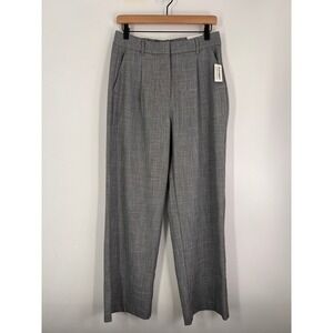 Old Navy Taylor High-Rise Pleated Wide-Leg Trousers Size M NEW Office Preppy